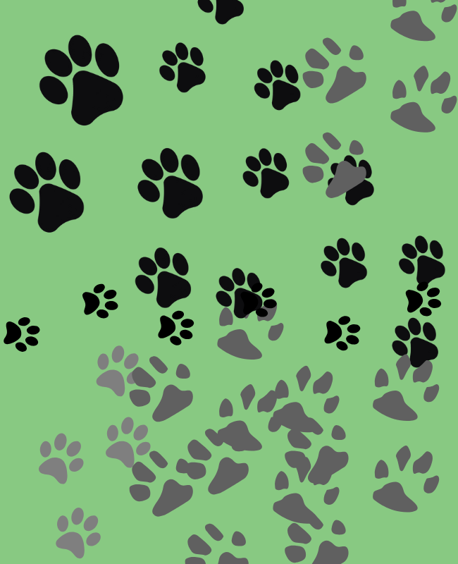 Dogs foot arts designs Dog paw art Dog footprint