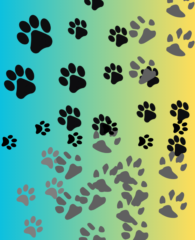 Dogs foot arts designs Dog paw art Dog footprint