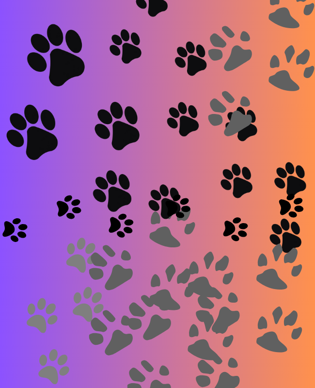 Dogs foot arts designs Dog paw art Dog footprint